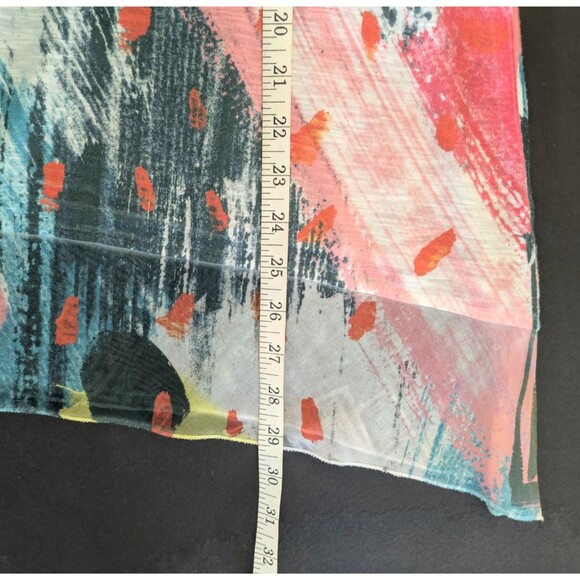 Jess & Jane Womens XL Abstract Print Lightweight Pullover Tunic Top - Picture 8 of 8